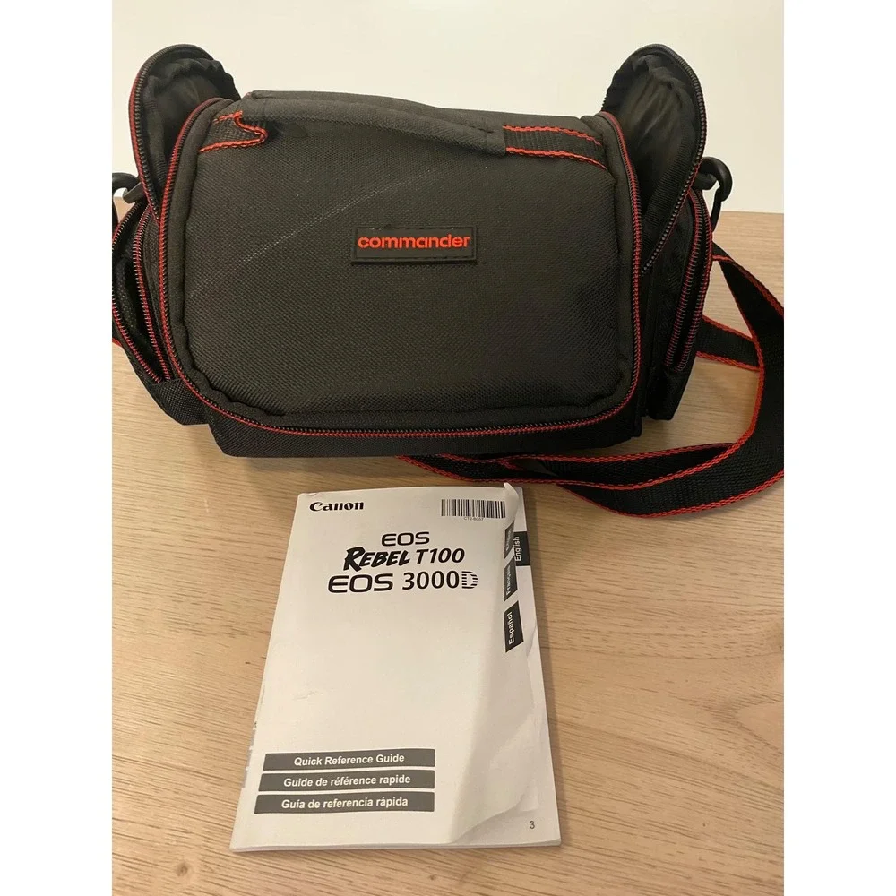 Canon EOS Rebel T100 DSLR EF-S 18-55mm Camera & Lens Bundle & Accessories